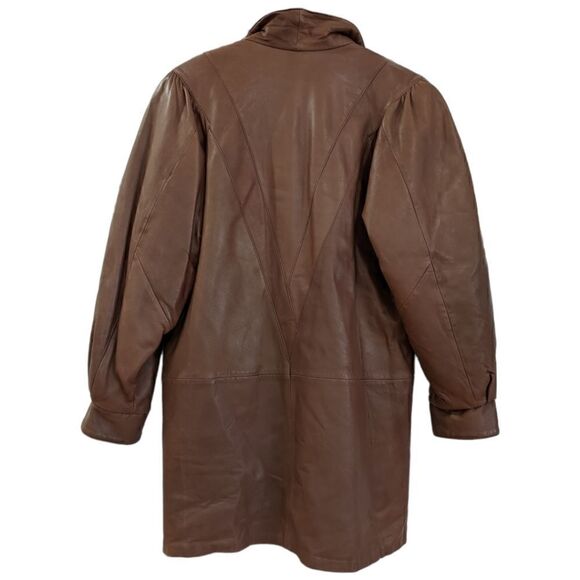 NWT Friitala Water Free Leather Jacket Size 6 - Picture 4 of 8